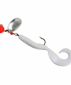 Mepps Aglia Spinflex Orange/White Trout/Salmon Lures