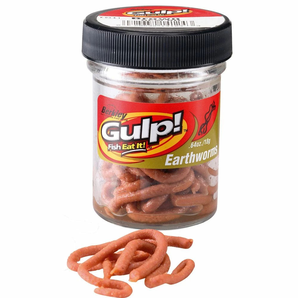 Berkley Gulp Earthworm Brown 1 Berkley Gulp Earthworm Brown