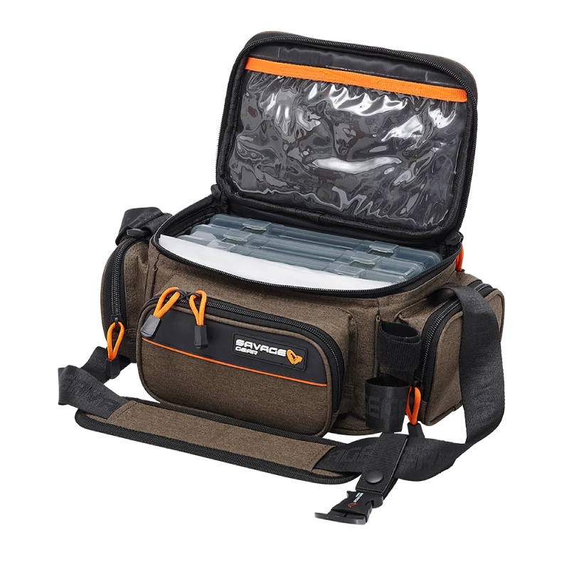 Savage Gear System Box Bag Small With 3 Boxes 1 Savage Gear System Box Bag Small With 3 Boxes