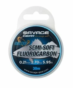 Savage Gear Semi-Soft Fluorocarbon Seabass 0.39 Pike/Predator
