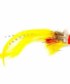 Pike/Predator Fulling Mill Swimming Red Yellow Fly