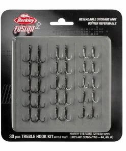 Berkley Fusion Small Treble Hook Kit Hooks
