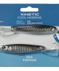 Kinetic Cool Herring 2pack Black/Silver Sea Lures