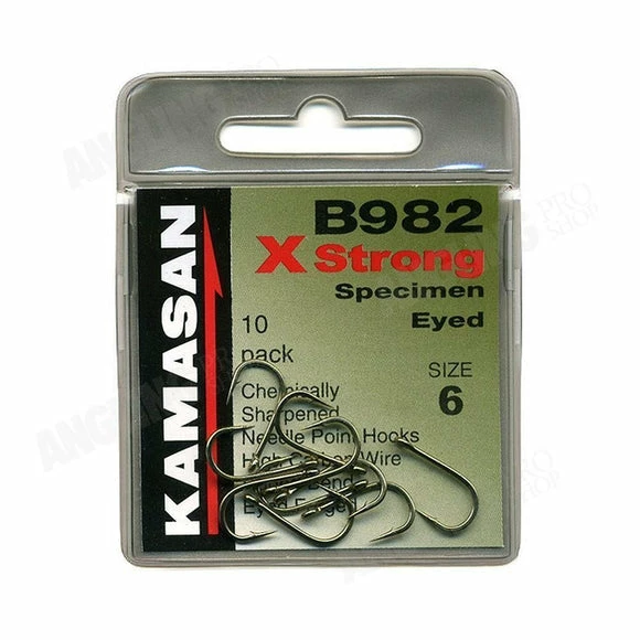 Kamasan B982 X-Strong Hooks 1 Kamasan B982 X-Strong Hooks