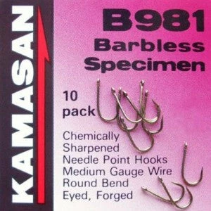 Kamasan B981 Hooks Coarse/Carp Fishing 1 Kamasan B981 Hooks Coarse/Carp Fishing