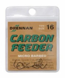Drennan Carbon Feeder Hooks Coarse/Carp Fishing