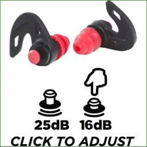 Allen Shotwave Ear Bud Red/Black 1 Allen Shotwave Ear Bud Red/Black
