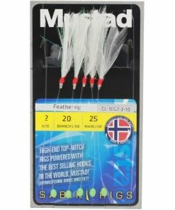 Mustad Sabiki Feather Rig Size 4 Hooks