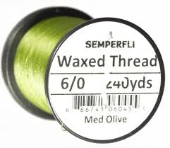 Semperfli 8/0 Waxed Thread Fly Tying Materials