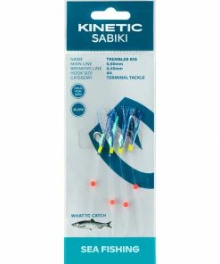 Kinetic Sabiki Trembler Rig Feathers/Hokkai