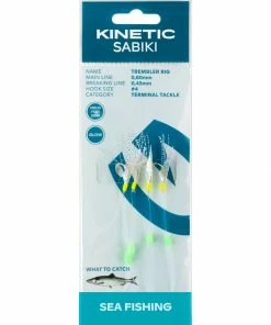 Kinetic Sabiki Trembler Rig Feathers/Hokkai