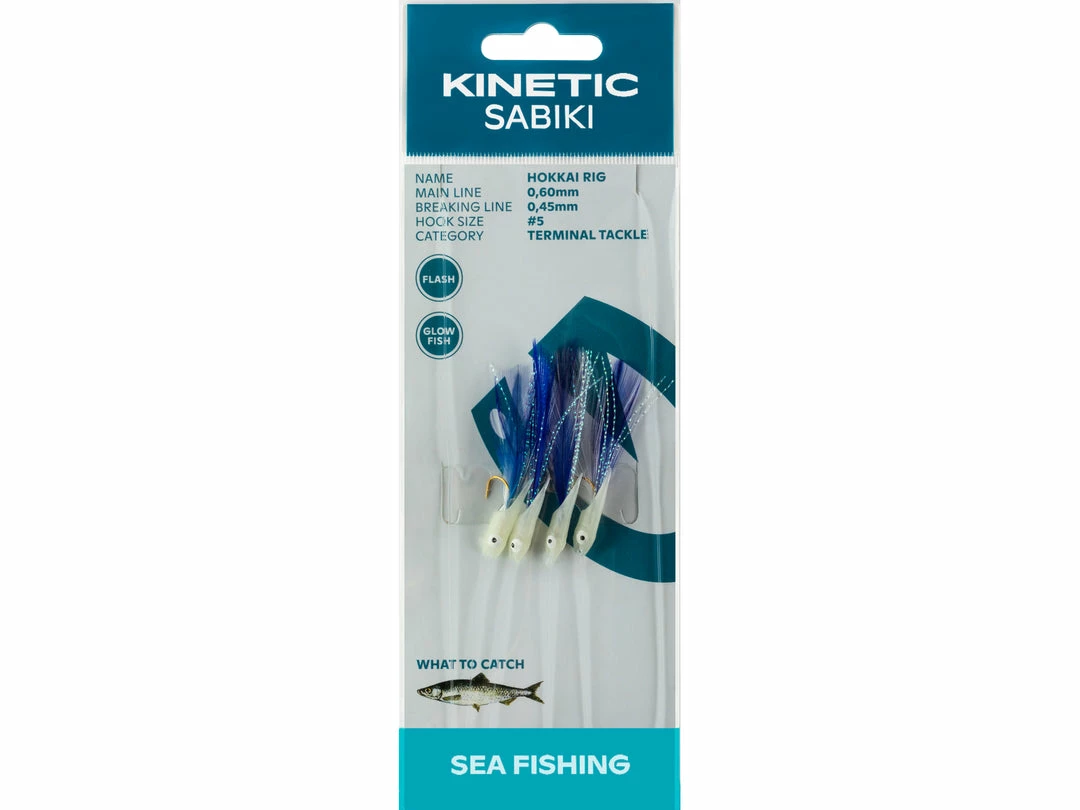 Feathers/Hokkai Kinetic Sabiki Hokkai #5 1 Feathers/Hokkai Kinetic Sabiki Hokkai #5