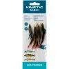 Kinetic Rooster Tail Rig Black/Copper Feathers/Hokkai
