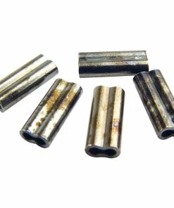 Mustad Black Brass Double Sleeves