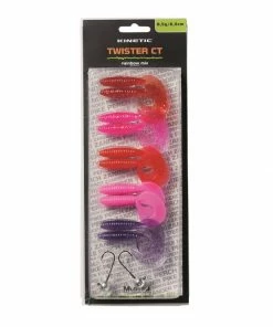 Kinetic Twister CT Rainbow Mix 6.5cm Lures Soft