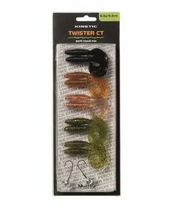 Lures Soft Kinetic Twister CT Dark Cloud Mix