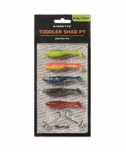Kinetic Toddler Shad PT Mix Lures Soft