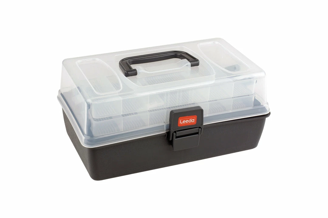 Coarse/Carp Fishing Leeda 2 Tray Tackle Box 1 Coarse/Carp Fishing Leeda 2 Tray Tackle Box