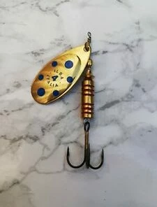 Ilba Tondo Gold/Blue Lures Spinners