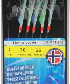Mustad Flash-a-boo Rig Size 2 Hooks