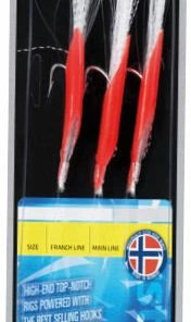 Sea Mustad Daylight Fluo Red 3/0