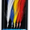 Mustad 5Hook Multi Coloured Feathers 3/0 Sea