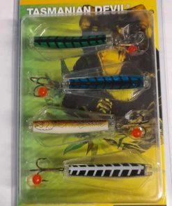 Wigston's Lures Wigston’s Tasmanian Devil 13.5gram Pack Of 4 Irish Devil Trout/Salmon Lures