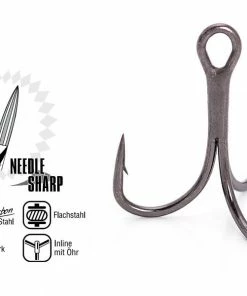 VMC 2X Inline 7554 Treble Hook Size 2/0 Hooks